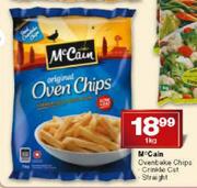 McCain Ovenbake Chips Crinkle Cut/Straight-1kg
