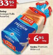 Sasko Premium Witbrood-700gm