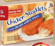 County Fair Chicken Steaklets-400gm