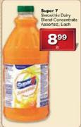 Super 7 Smoothie Dairy Blend Concentrate Assorted-2ltr Each