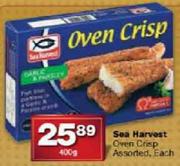 Sea Harvest Oven Crisp Assorted-400g Each