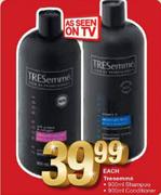 Tresemme Shampoo-900ml Each