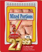 Supa Star Frozen Mixed Chicken Portions-2kg Each