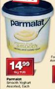 Parmalat Smooth Yoghurt Assorted-1kg Tub Each