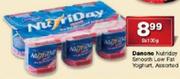 Danone Nutriday Smooth Low Fat Yoghurt Assorted-8x100g