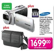 Samsung F800 SD Video Camera Bundle