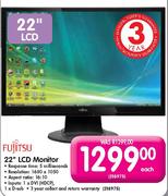 Fujitsu LCD Monitor-22" (218975) Each