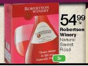 Robertson Winery Naturally Sweet Rose-3L