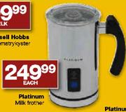Platinum Milk Frother-Each