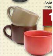 Solid Colour Soup Mug Assorted-Each