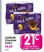 Cadbury Chocolate Eclairs-50's
