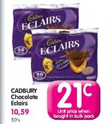 Cadbury Chocolate Eclairs-Each