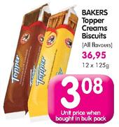 Bakers Topper Creams Biscuits-125g Each