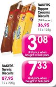 Bakers Tennis Biscuits-12x200g