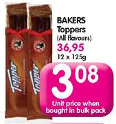 Bakers Toppers-125g Each