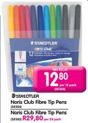 Staedtler Noris Club Fibre Tip Pens-Per 24 Pack 