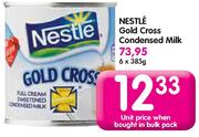 Nestle Gold Cross Condensed Milk-6 x 385g
