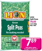 Lion Split Peas-500g Each 