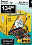 Savanne Dry Cider NRB-12x500ml