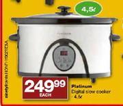 Platinum Digital Slow Cooker-4.5L 