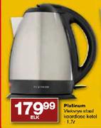 Platinum Vlekvrye Steal Koardlose Ketel-1.7L -Each