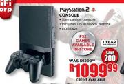 Playstation 2 Console + 1 Dual Shock Remote