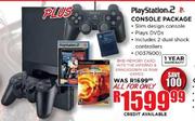 Playstation 2 Console Package + 2 Dual Shock Controllers + 8MB Memory Card