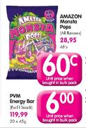 PVM Energy Bar-20x45g