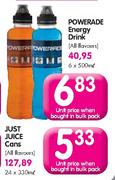 Just Juice Cans-24x330ml