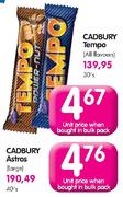 Cadbury Astros-Each