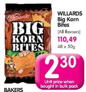 Willards Big Korn Bites-50g