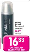 Shield Aerosol Deodorant-6 x 150ml
