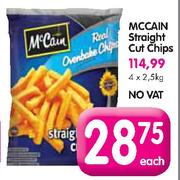 McCain Straight Cut Chips-4 x 2.5kg