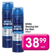 Nivea Shaving Gel For Men-200ml Each