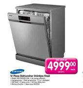 Samsung 12 Place Dishwasher Stainles Steel