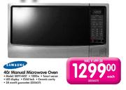Samsung Manual Microwave Oven-40L