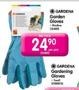 Gardena Garden Gloves Medium-Per Pair 