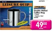 Leisure Quip Double Walled Coffee Mug-Each 