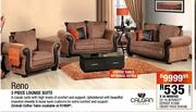Reno 3 Piece Lounge Suite