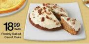 Freshly Baked Carrot Cake-Each