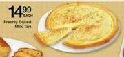 Freshly Baked Milk Tart-Each