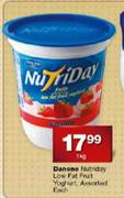 Danone Nutriday Low Fat Fruit Yoghurt, Assorted Each-1kg