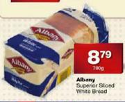 Albany Superior Sliced White Bread-700g
