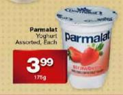 Parmalat Yoghurt Assorted, Each-175g