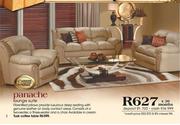 Genuine Leather Panache Lounge Suite 