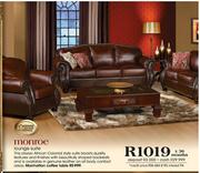 Genuine Leather Monroe Lounge Suite 