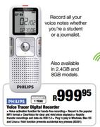 Philips Voice Tracer Digital Recorder
