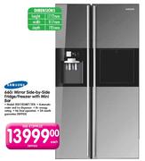 Samsung Mirror Side-by-Side Fridge/Freezer with Mini Bar-660Ltr(RSH1KLMR7/XFA)