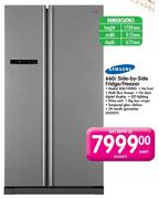 Samsung Side-by-Side Fridge/Freezer-660Ltr(RSA1NTMG)