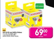 Radiant LED GU10 and MR16 Globes-Each